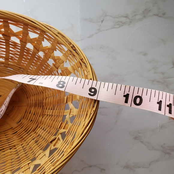 Boho Oval Wicker Basket for Basket Wall - Picture 4 of 6